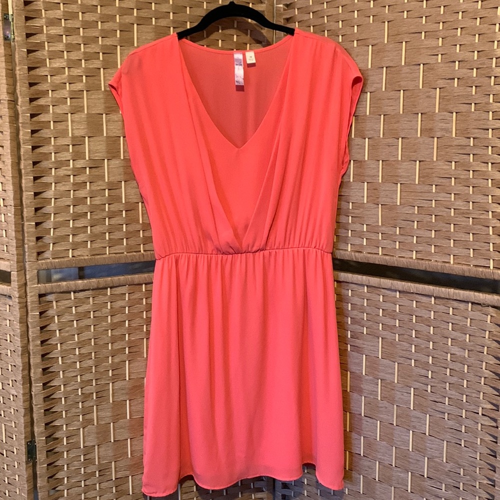 Alya Sleeveless Coral Dress